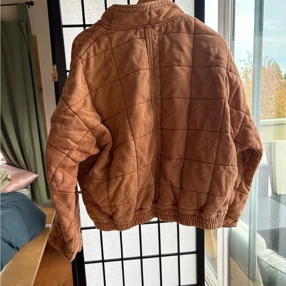 Free People Tan Quilted Jacket - Picture 5 of 5